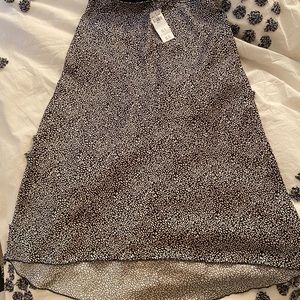 Abercrombie & Fitch High low silk skirt
